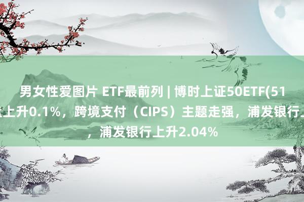 男女性爱图片 ETF最前列 | 博时上证50ETF(510710)早盘上升0.1%，跨境支付（CIPS）主题走强，浦发银行上升2.04%