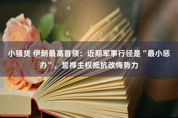 小骚货 伊朗最高首领：近期军事行径是“最小惩办”，誓捍主权抵抗改悔势力