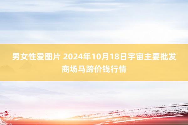 男女性爱图片 2024年10月18日宇宙主要批发商场马蹄价钱行情