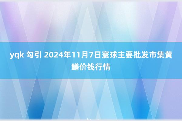 yqk 勾引 2024年11月7日寰球主要批发市集黄鳝价钱行情