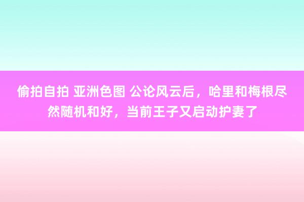 偷拍自拍 亚洲色图 公论风云后，哈里和梅根尽然随机和好，当前王子又启动护妻了